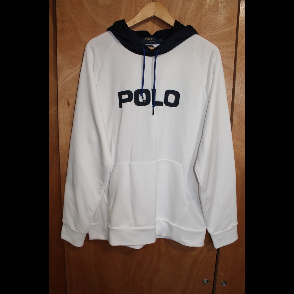 Polo White and Black Jogger set**